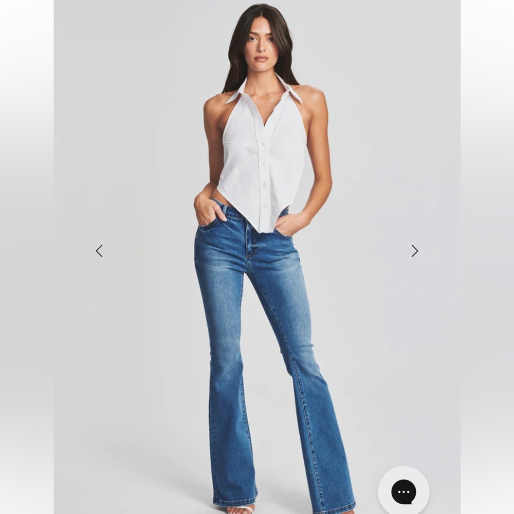 SER.O.YA Demi Mid Rise Flare Jeans size 32 NWT NEW